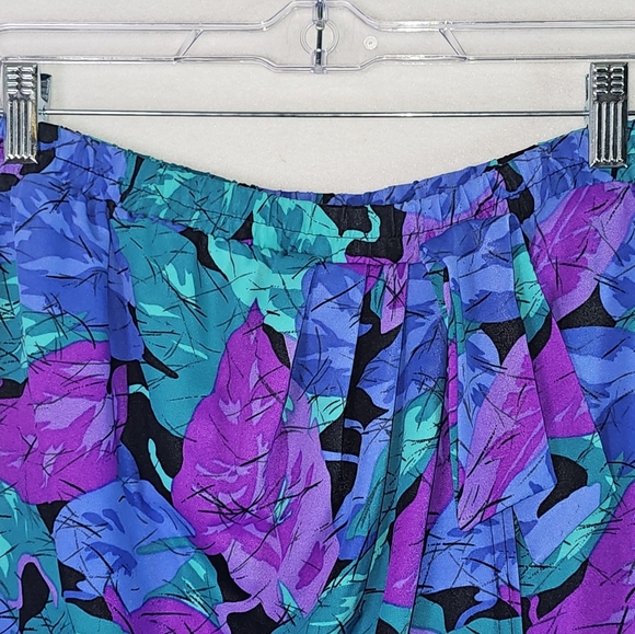 VTG Jantzen Multicolor Floral Patterned Swim Skirt Sz M, Vacation, Retro,Beach - Picture 2 of 9